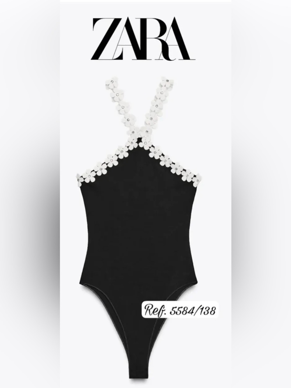 Zara flower bodysuit